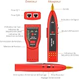 Proster Network Cable Tester with POE Wire Tracker RJ45 RJ11 Tracer - 8