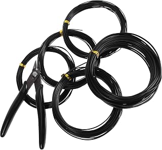 Black Aluminum Bonsai Training Wire for DIY Plant Shaping
