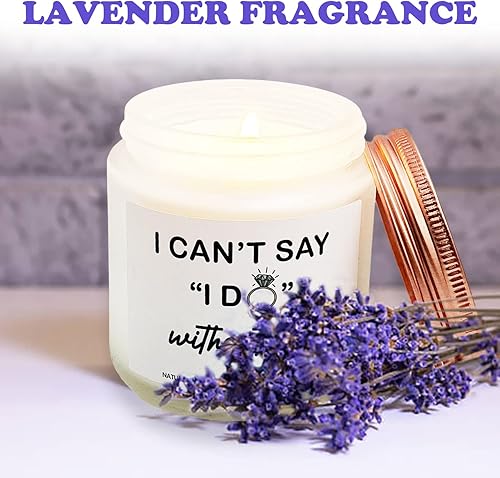 Miniatura 3 de I Can't Say I Do Without You - Velas perfumadas de lavanda, regalos del día de San Valentín para mujeres, regalos divertidos de dama de honor, día