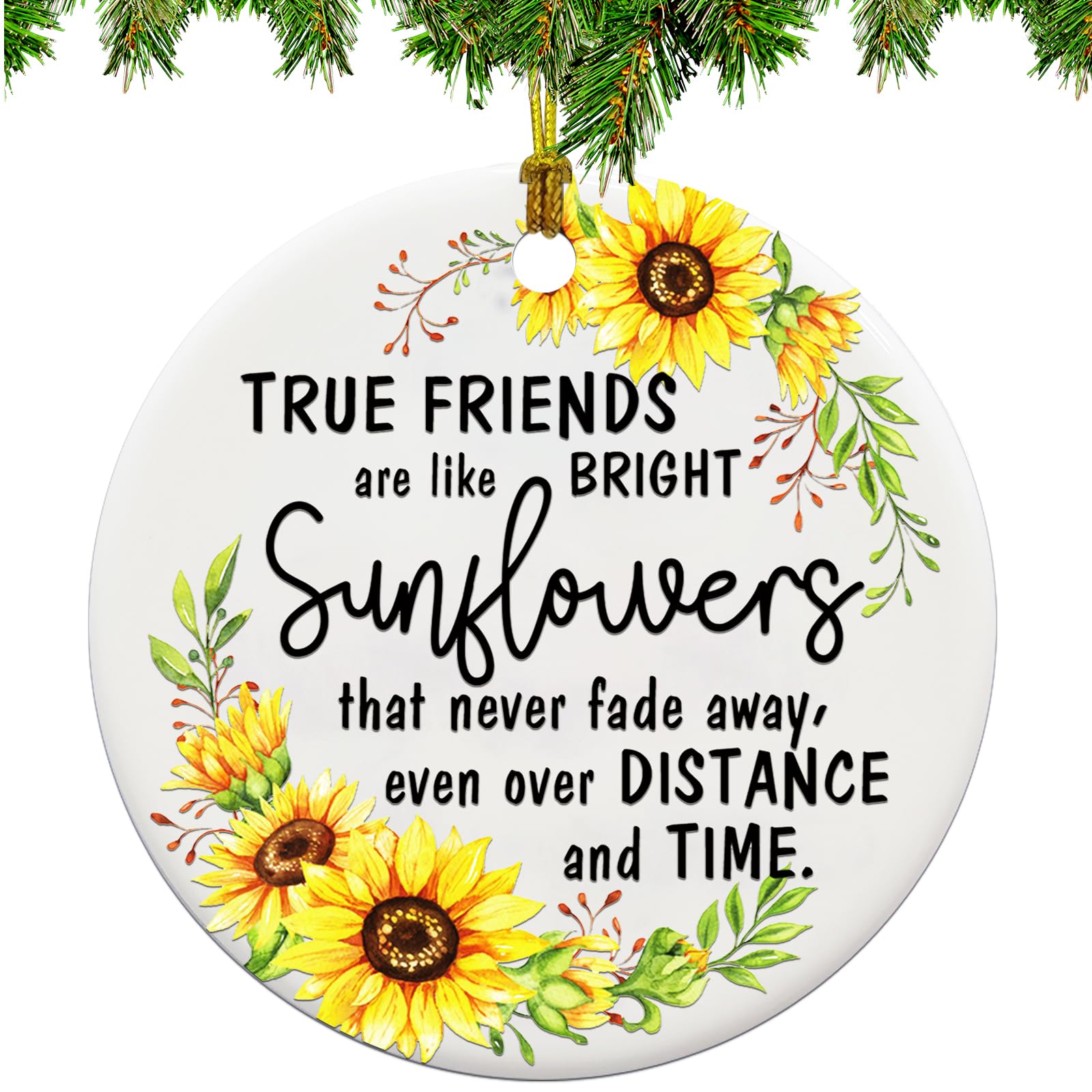 YXOTJHS Friends Christmas Ornaments 2025, Friendship Gifts for Women Friends, Friends Ornament for Christmas Tree Decor, for Women, Sister Friendship Ornaments