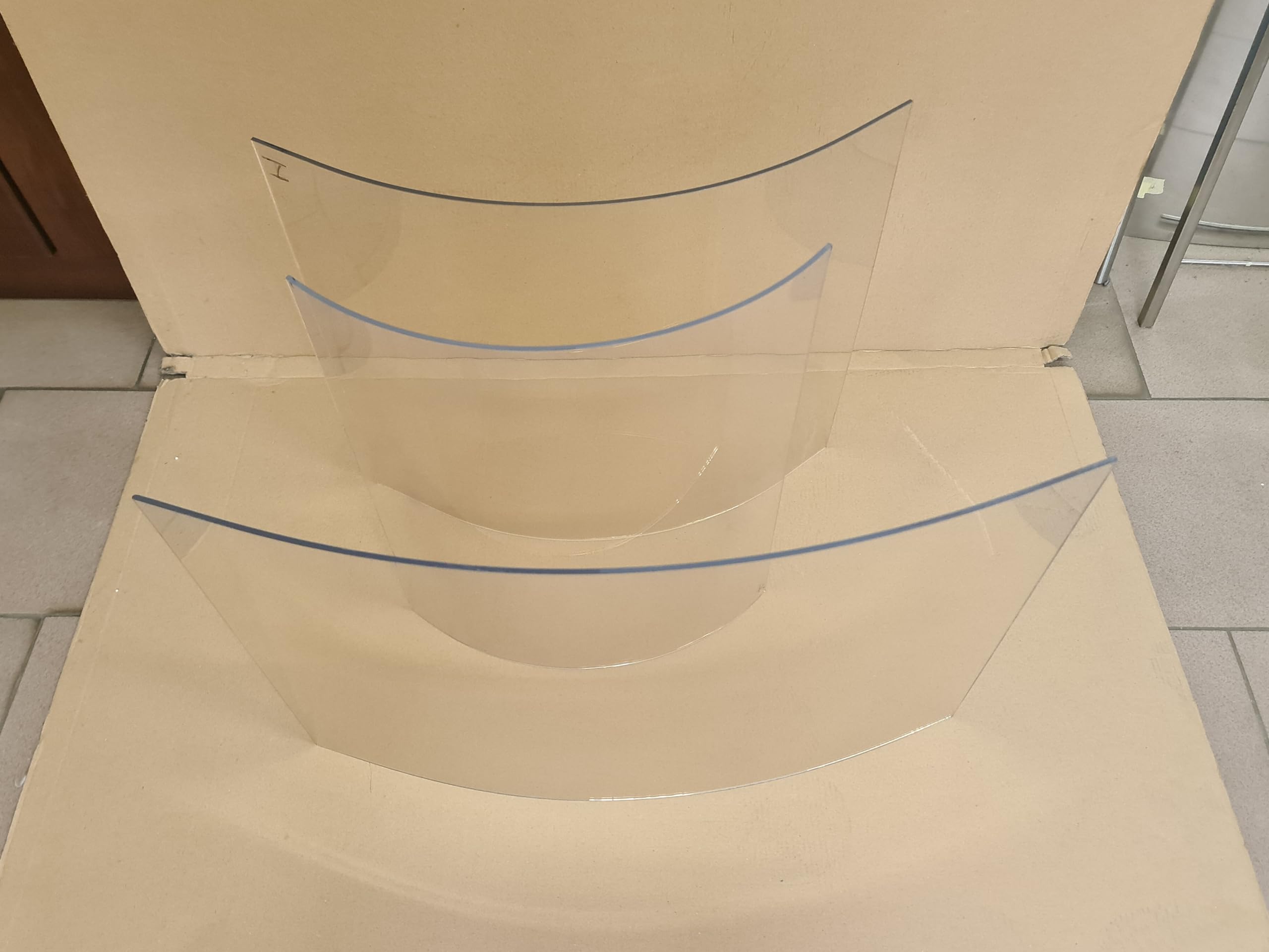 Kaminglas Gebogen | Für Fireplace Hark 57 | 448 X 350 X 366 Mm Ofenglas Ofenscheibe Sichtscheibe Gebogenes Glas Kaminscheibe Kamin Gebogen Temperaturbestaendig Bis 800 C 44 8x35x36 6 Cm