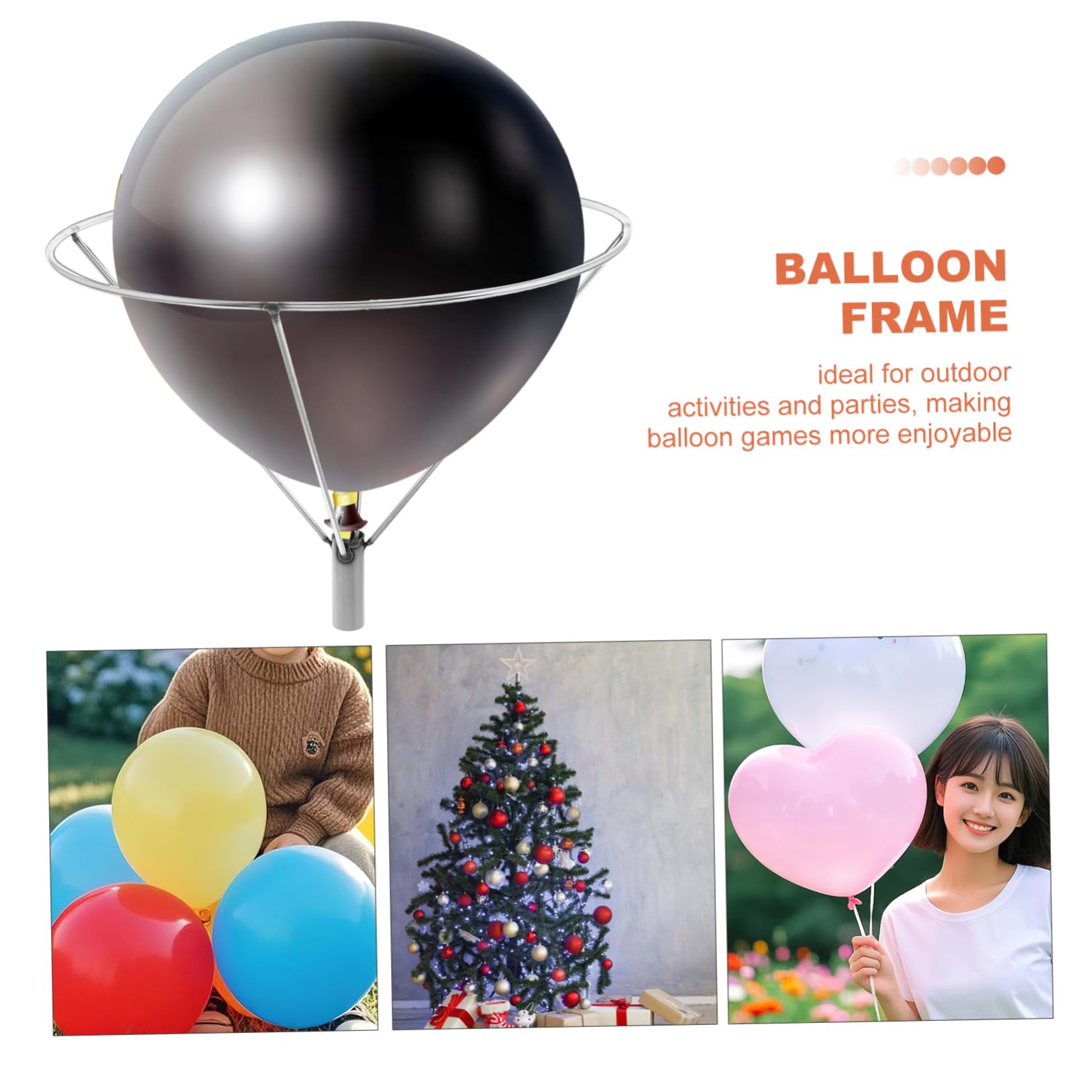 Globos Grandes de Acero Inoxidable Plata para Fiestas