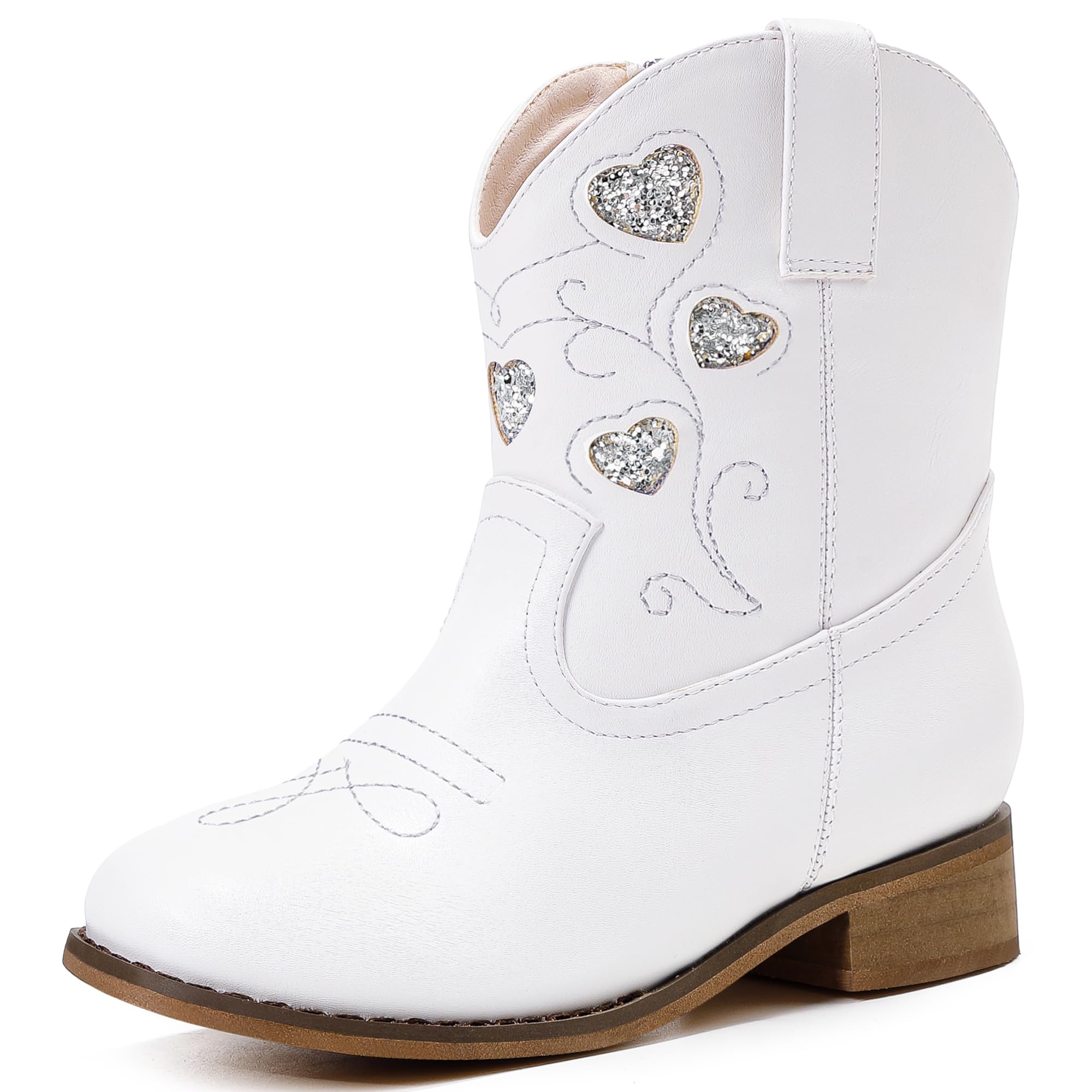 Motasha Toddler Cowgirl Boots Girls Cowboy Boot Ankle Toddler Girls Boot Kids Boots Horse Riding Shoes Birthday Party