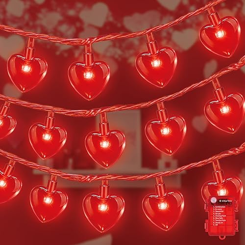 Miniatura 31 de LAMPHOME Juego de luces de Navidad superbrillantes extensibles de color blanco cálido, 100 luces de 19.6 pies, con certificación UL, mini luces para