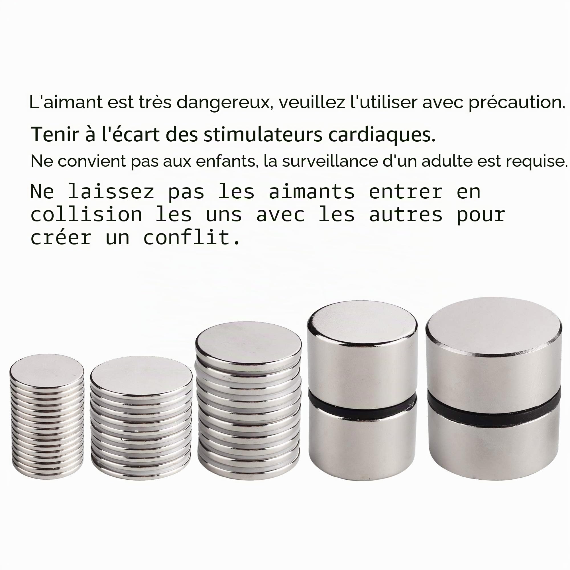 Realth Magnets Aimants en néodyme Disque permanents puissants en néodyme 30 mm * 20 mm pour projet scientifique de bureau de réfrigérateur et artisanat 2 paquet (MC302)