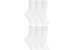 Women's Everyday Dye-Friendly White Socks
