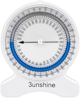 Inclinometer Physical Therapy - Accurate Range of Motion Angle Finder Protractor with Leak-Free Construction- Precision Physical Therapy Equipment with Bubble Design