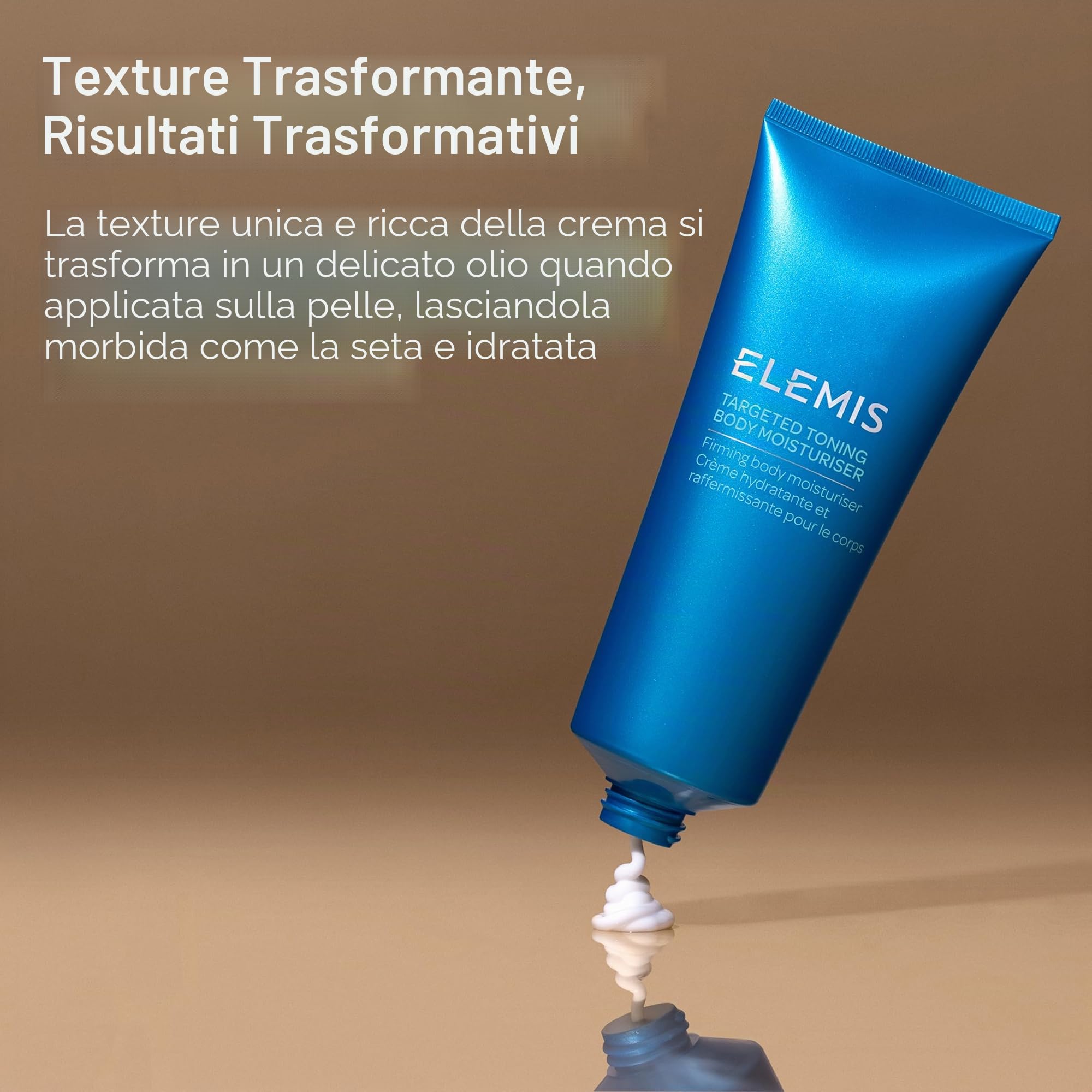 ELEMIS Toning Body Moisturiser, Crema Corpo Idratante 200ml | Crema corpo con alga Jania rubens e plancton per idratare, levigare e rassodare visibilmente la pelle