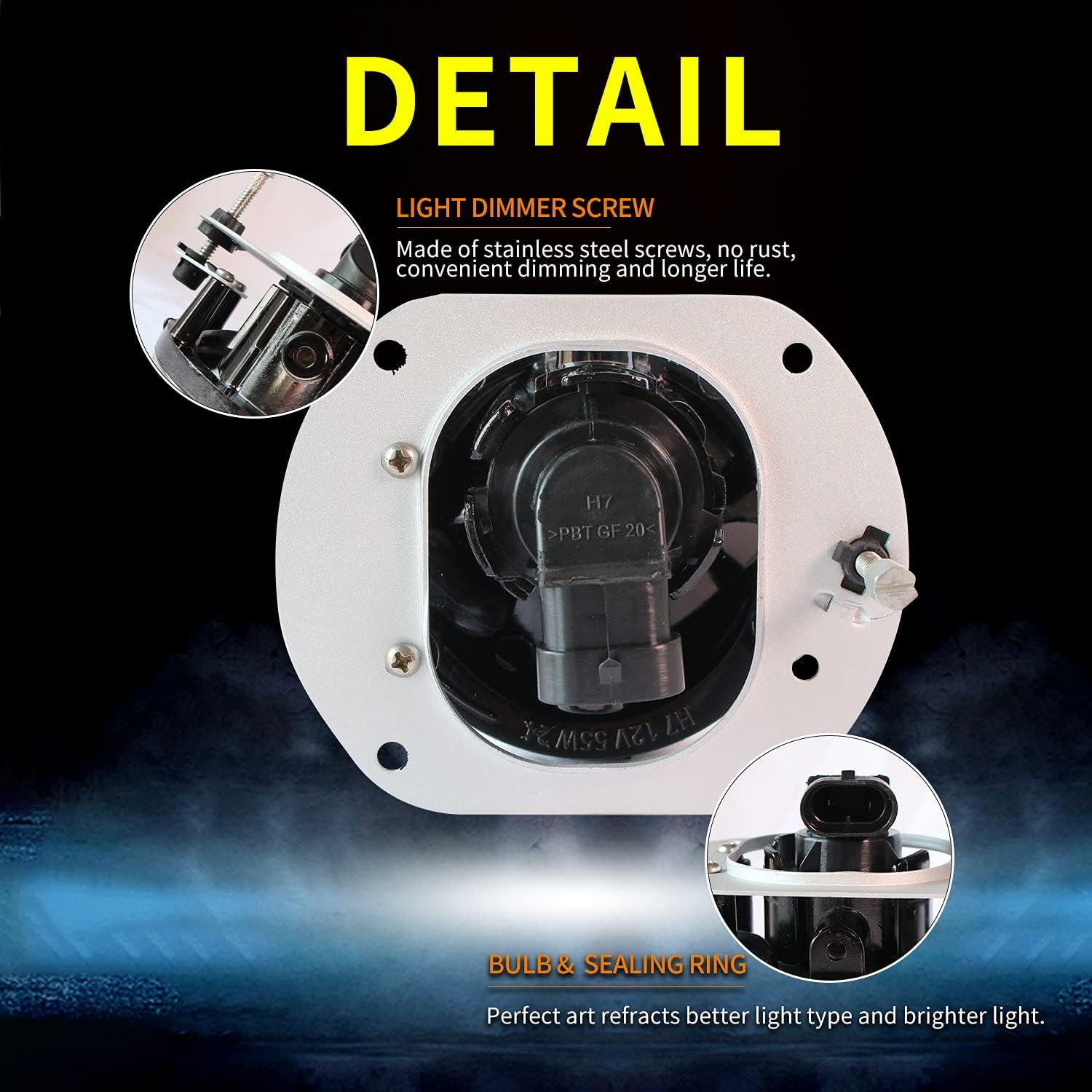 Fog Lights For 2007-2013 Mercedes Benz W204 C250 C300 C350 C63 C209 CLK350 CLK55 CLK63 W216 CL550 CL600 CL63 CL65 W164 ML320 ML450 ML550 ML63 w/AMG/Sport Pkg Only Clear