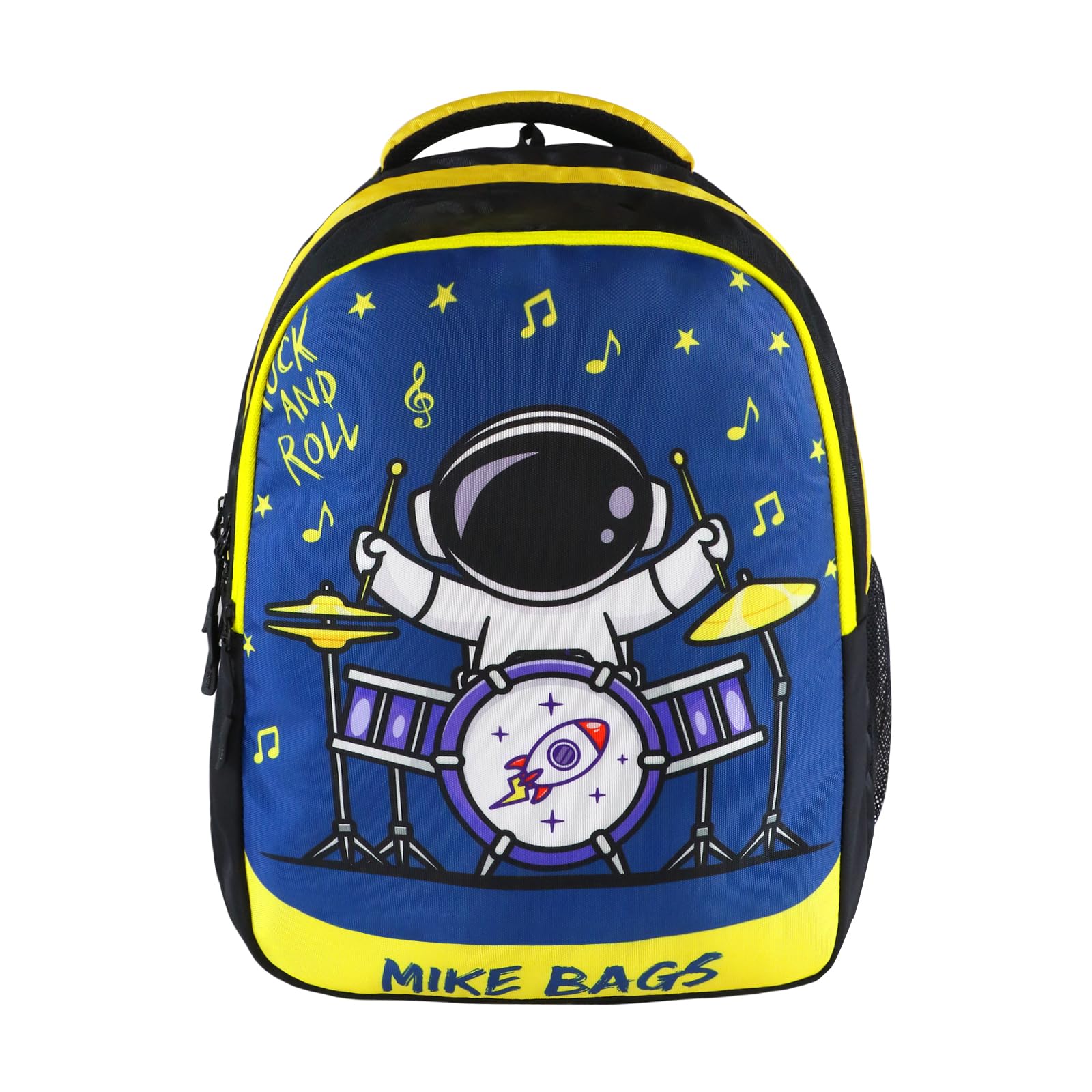 15 Ltrs Junior School Bag Backpacks Cartoon/Boy/Girl/Baby/ (5-9 Years) - Astro Drums | Blue | LxWxH :42 X 30 X 12 CM-image-48