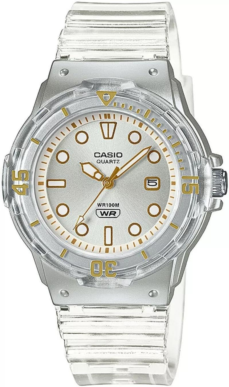 Watch LRW-200HS-7EVEF, Transparent, Bracelet