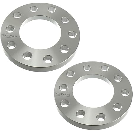 (2) Billet 3/8" Flat Wheel Spacers Adapters | 5x4.5 | Fits Ford Mustang Ranger Explorer and More