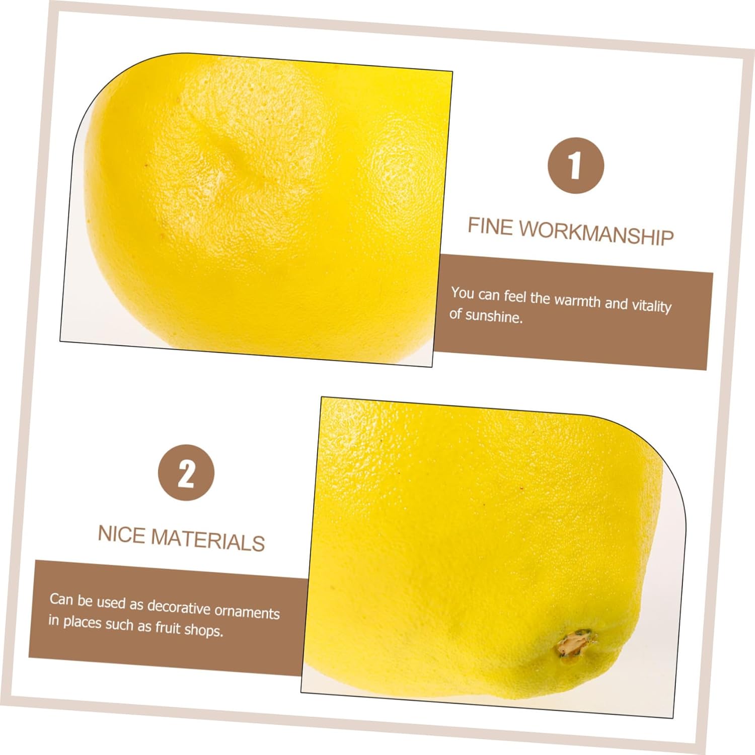 3pcs Foam Pomelo Model Realistic Simulation Grapefruit Decor for Homes Offices Fruit Shops Vibrant Yellow Showcase Prop for Photography Creative Uses