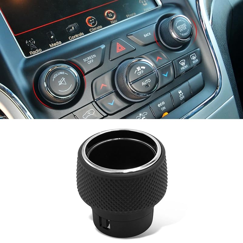 Manopla de Volume e Sintonia para Jeep Grand Cherokee WK2 2014–2021 TTCR-II