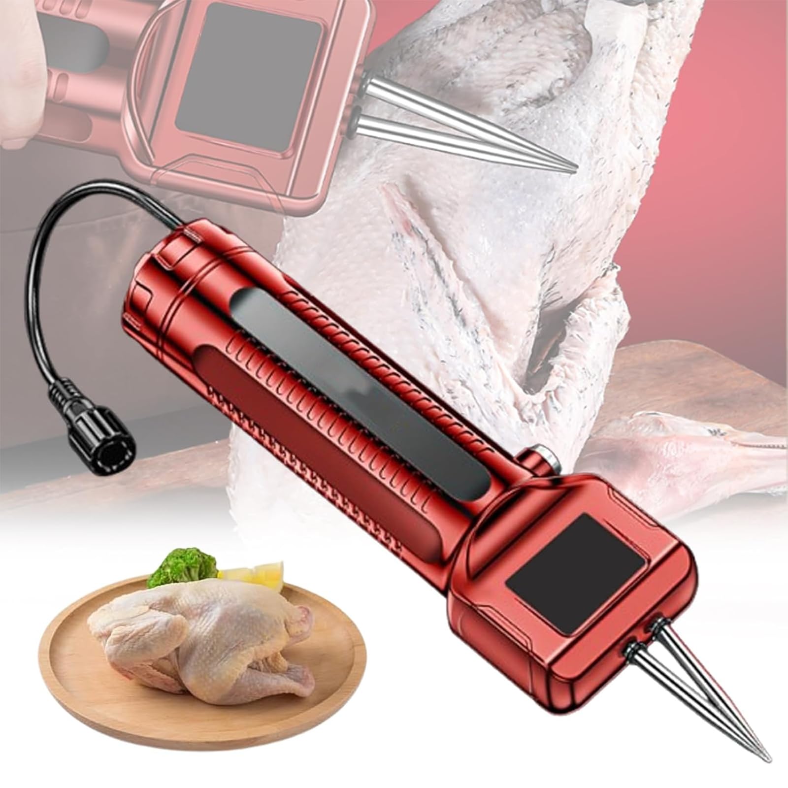 MRKU 70W Electric Poultry Plucker Machine,4700 Times/minute Handheld Electric Poultry Plucking Machine