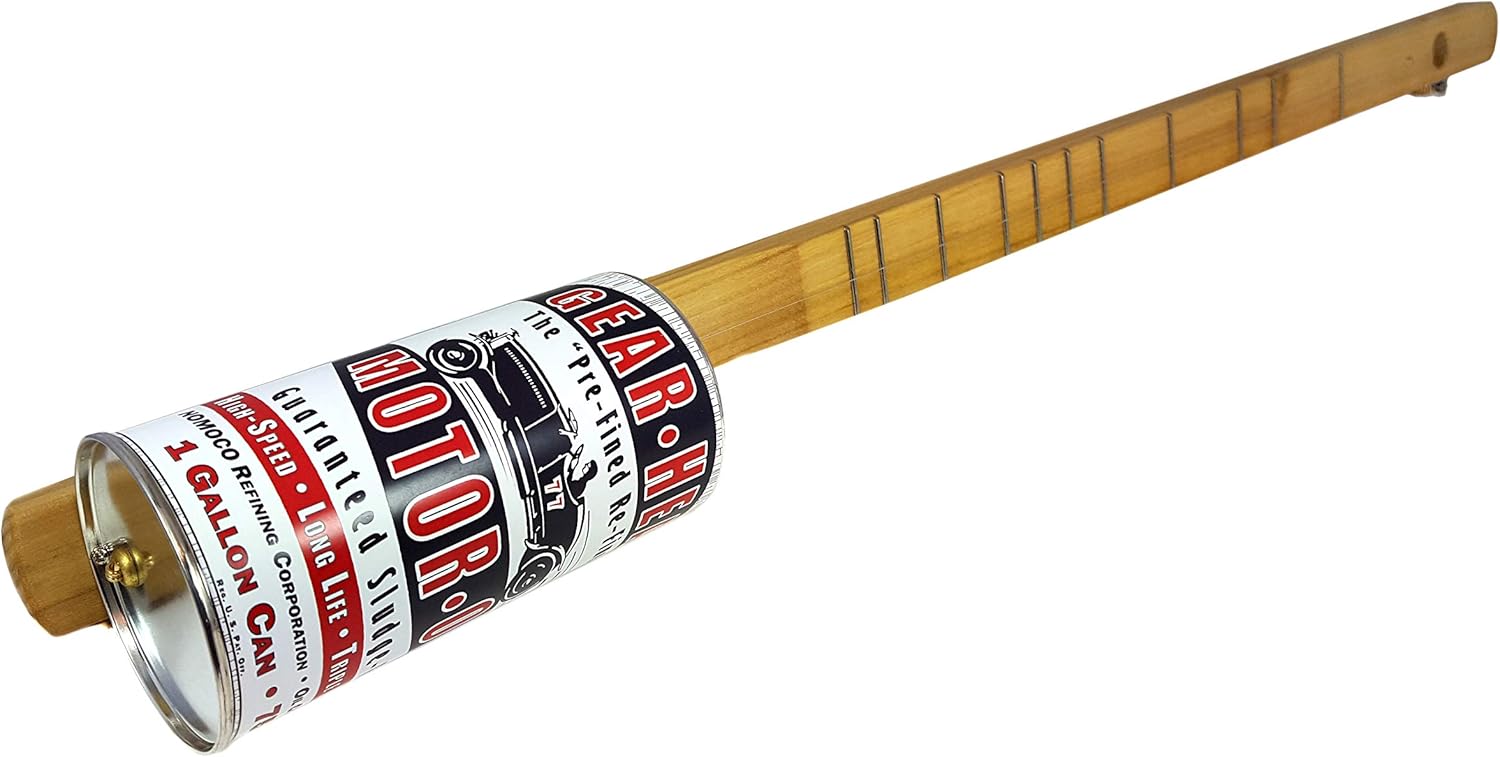 "Gear Head Oil" One-String Acoustic Canjo by The American Canjo Company
