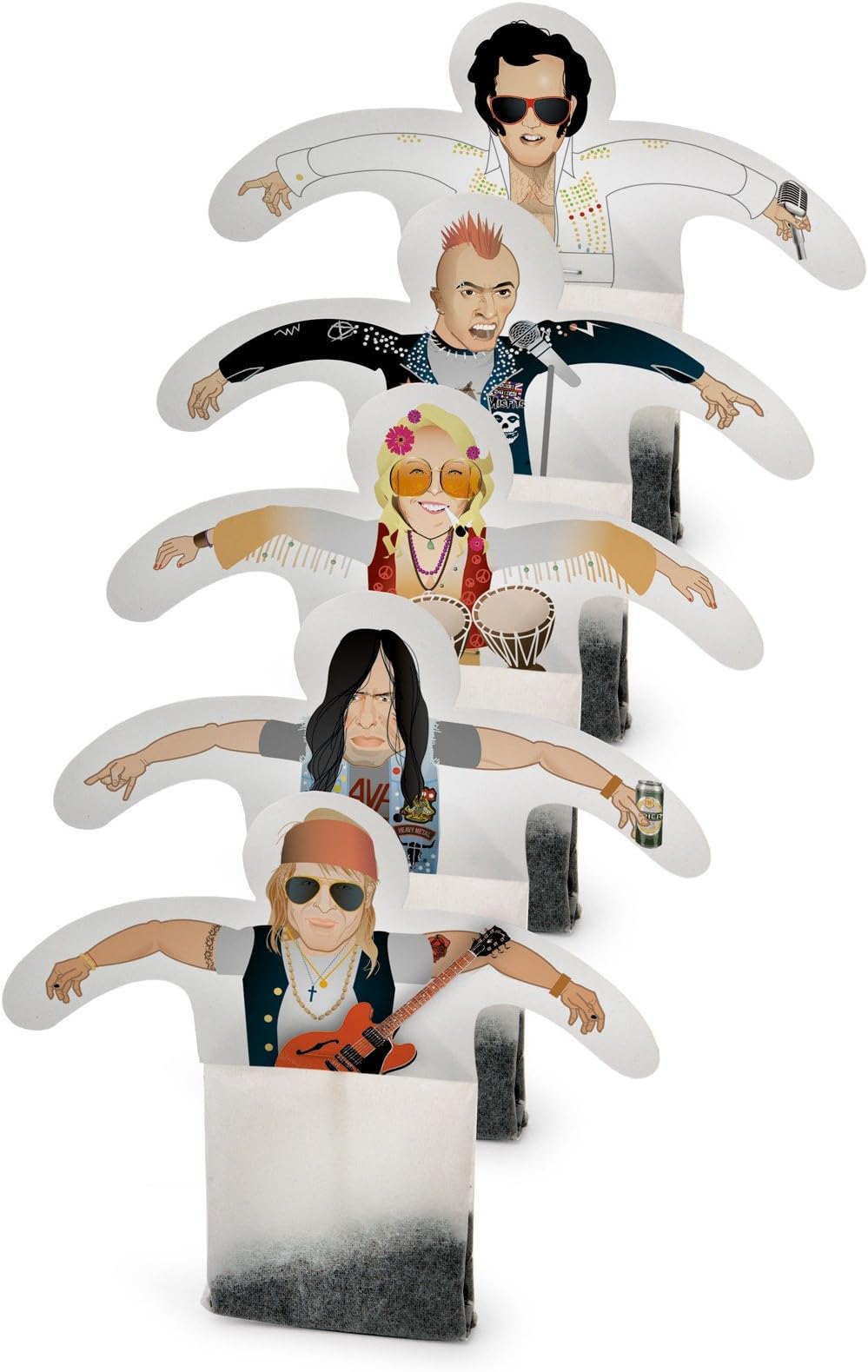 Elvis, Michael Jackson, John Lennon, Hendrix, Marley