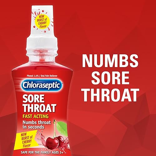 Miniatura 4 de Chloraseptic Sore Throat Spray, Cherry Flavor, 6 fl oz