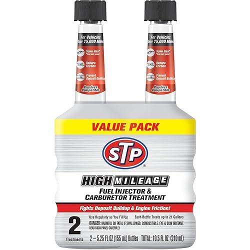 STP High Mileage Fuel Injector & Carburetor Cleaner Treatment -