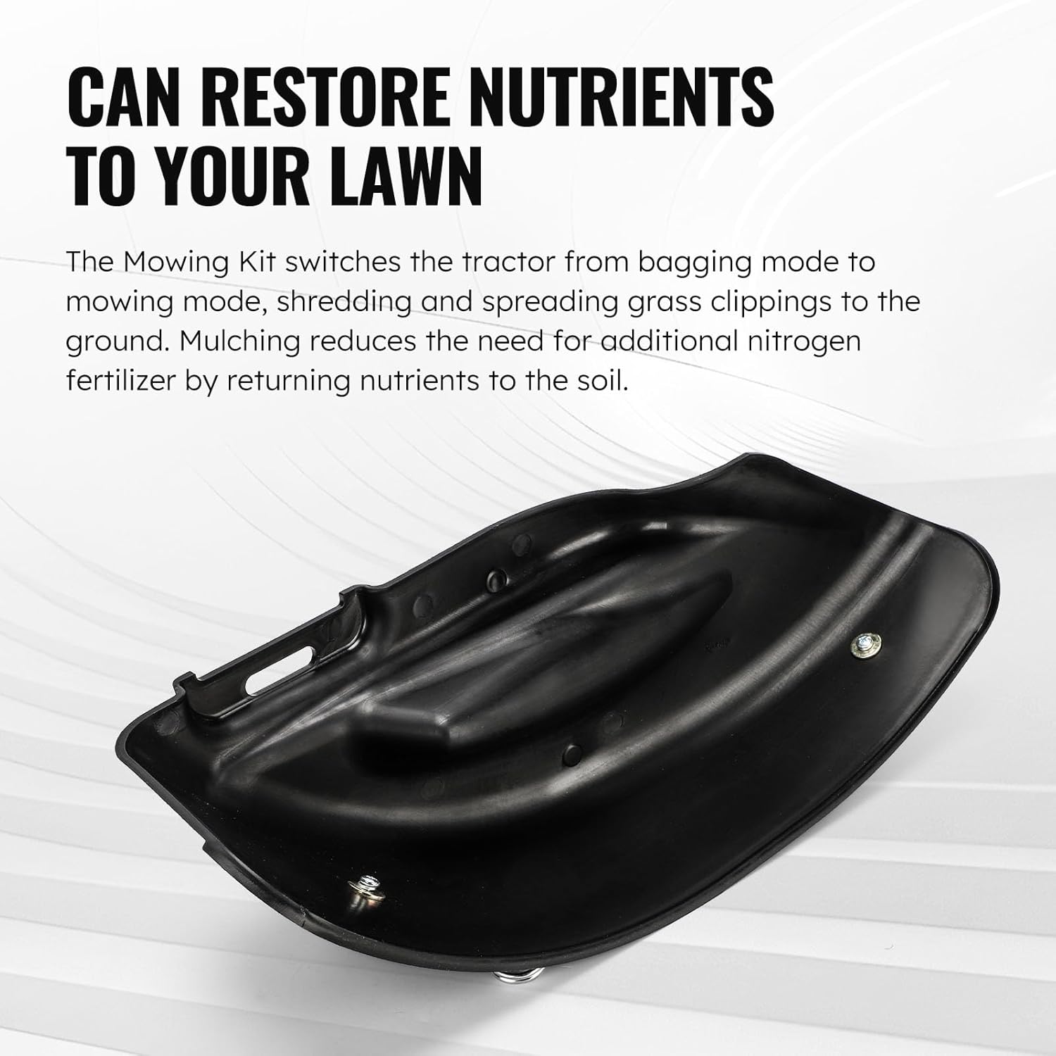 Mulch Cover Kit Compatible with 46-Inch Lawn Tractor Deck – Fits Husqvarna/Craftsman Model 917 – Includes Mounting Hardware – Replacement for Part 532406581