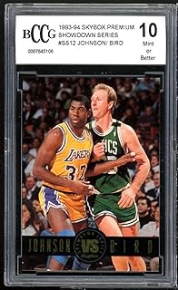 Larry Bird/Magic Johnson 1993-94 SkyBox Showdown Series #4 BGS BCCG 10 Mint+