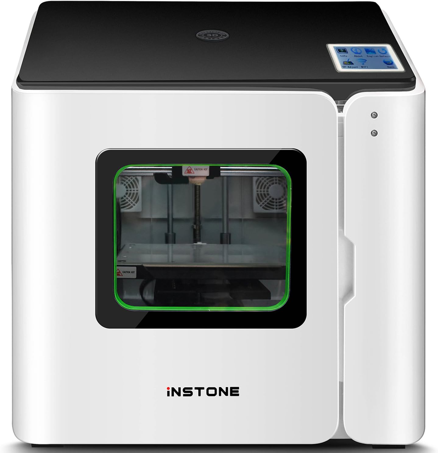 New 3D Printer Inventor Pro by Instone 3D Printing,Screen touch and Wifi,Includes 1KG PLA Filament,USB Cable & Power Adapter,Cleaning & Maintenance Tools