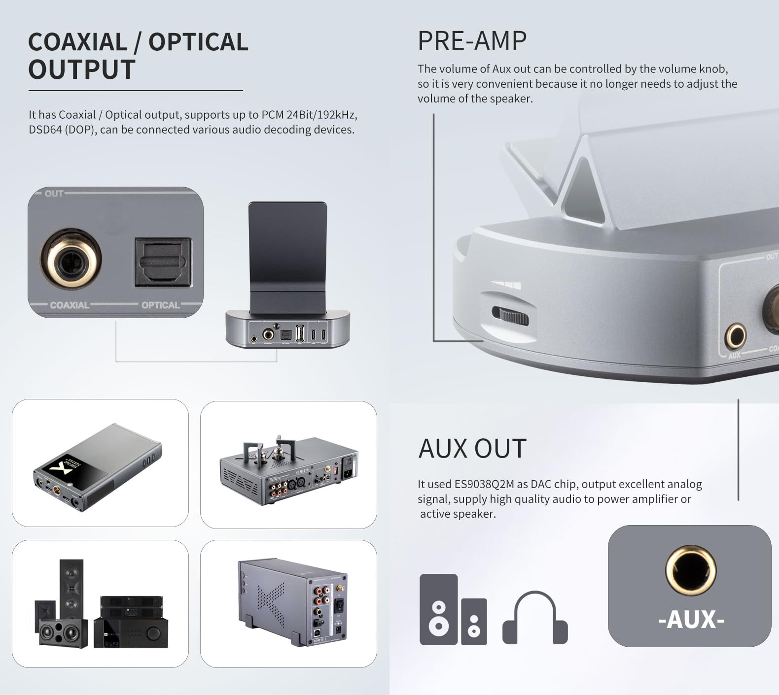 Amazon.com: xDuoo DT-01 HiFi Phone DAC Pre-Amp Player Transforms 