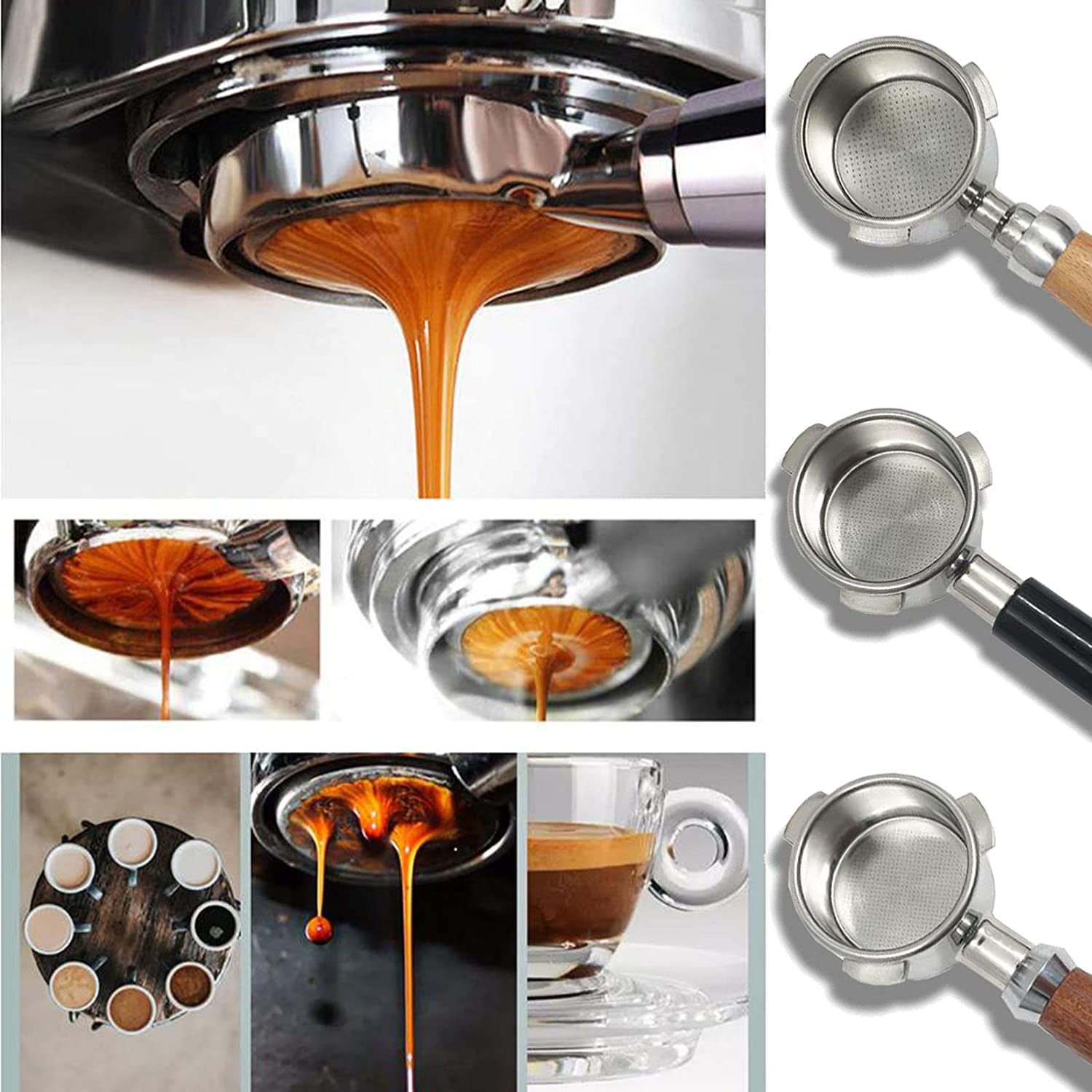 Bordhap 54mm Bottomless Portafilter for Express BES870XL BES870BSXL BES878BSS BES880BSS BES840XL and More B - Image 6