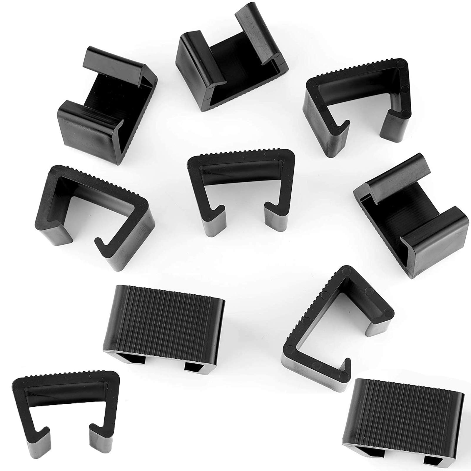 Lot De 8 Clips De Fixation Pour Mobilier D'Extérieur En Rotin - Liaison Stable Canapé Et Chaises