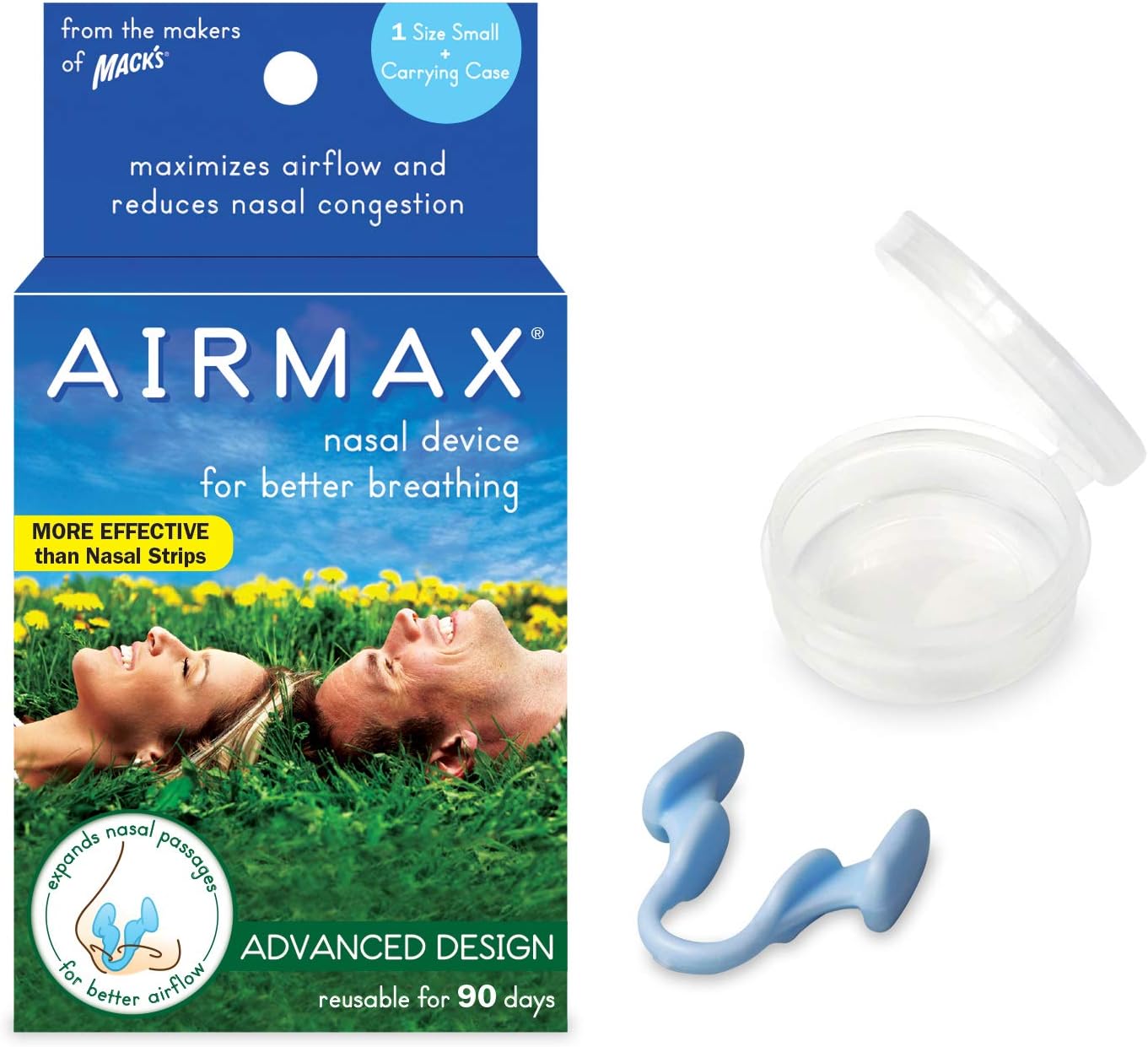 Macks Airmax Nasal Device Small Size for Better Breathing