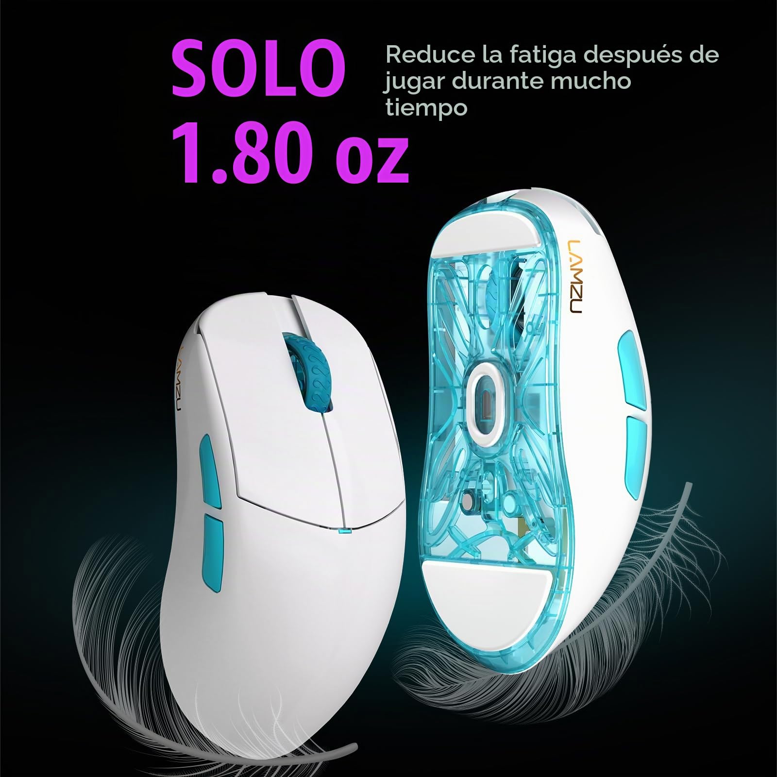 Amazon.com: Lamzu Atlantis Mini Pro - Mouse inalámbrico para