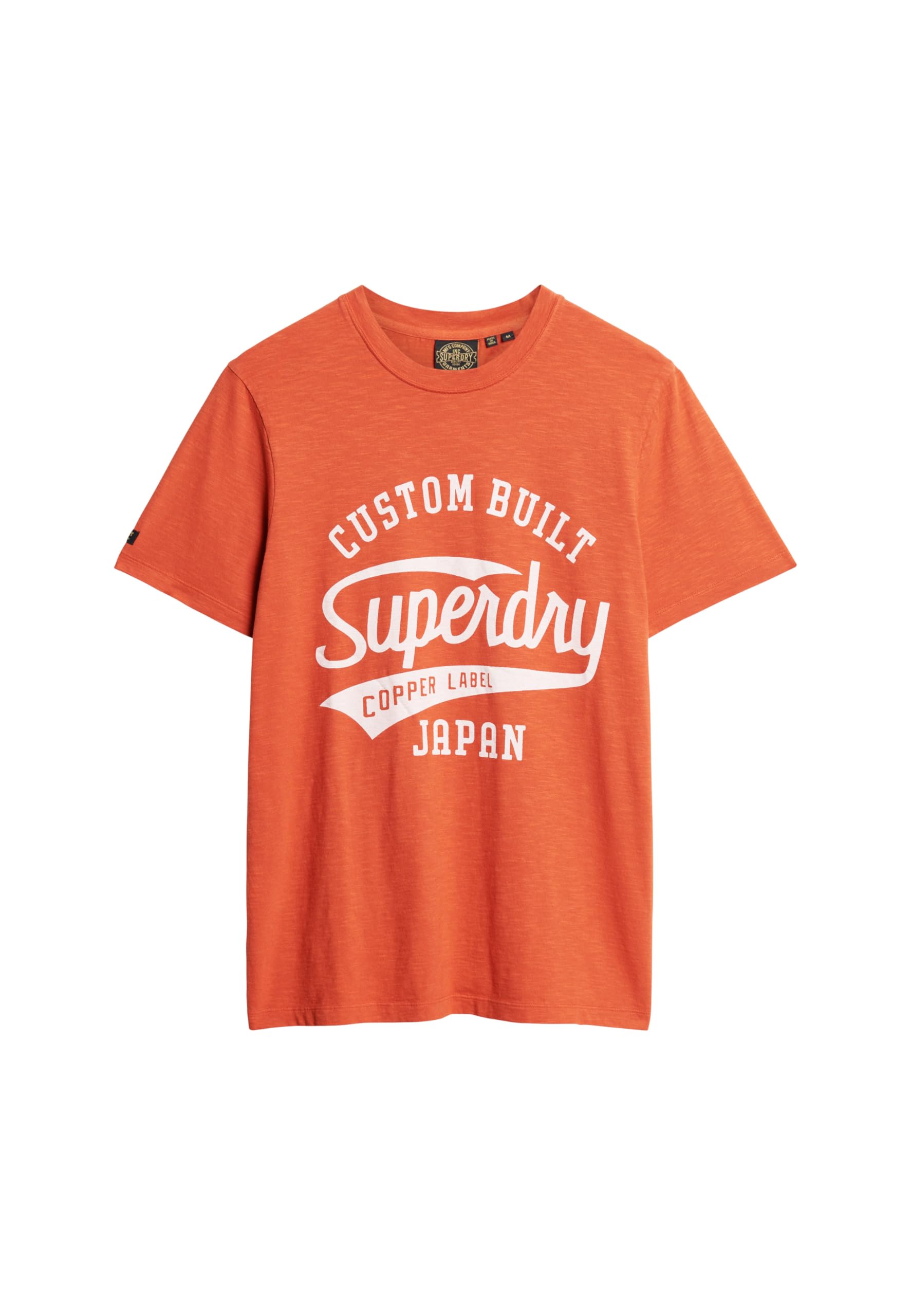 Superdry Koszulka z nadrukiem z nadrukiem miedzianym z krótkim rękawem L, Pomarańczowy, L