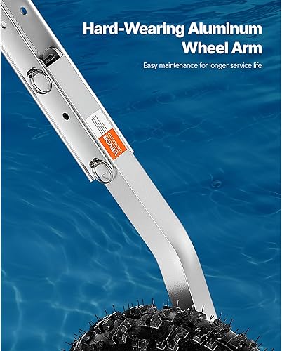 Miniatura 5 de VEVOR Ruedas de lanzamiento de barco, rueda de lanzamiento de popa de barco de 12 pulgadas, capacidad de carga de 500 libras, ruedas inflables de