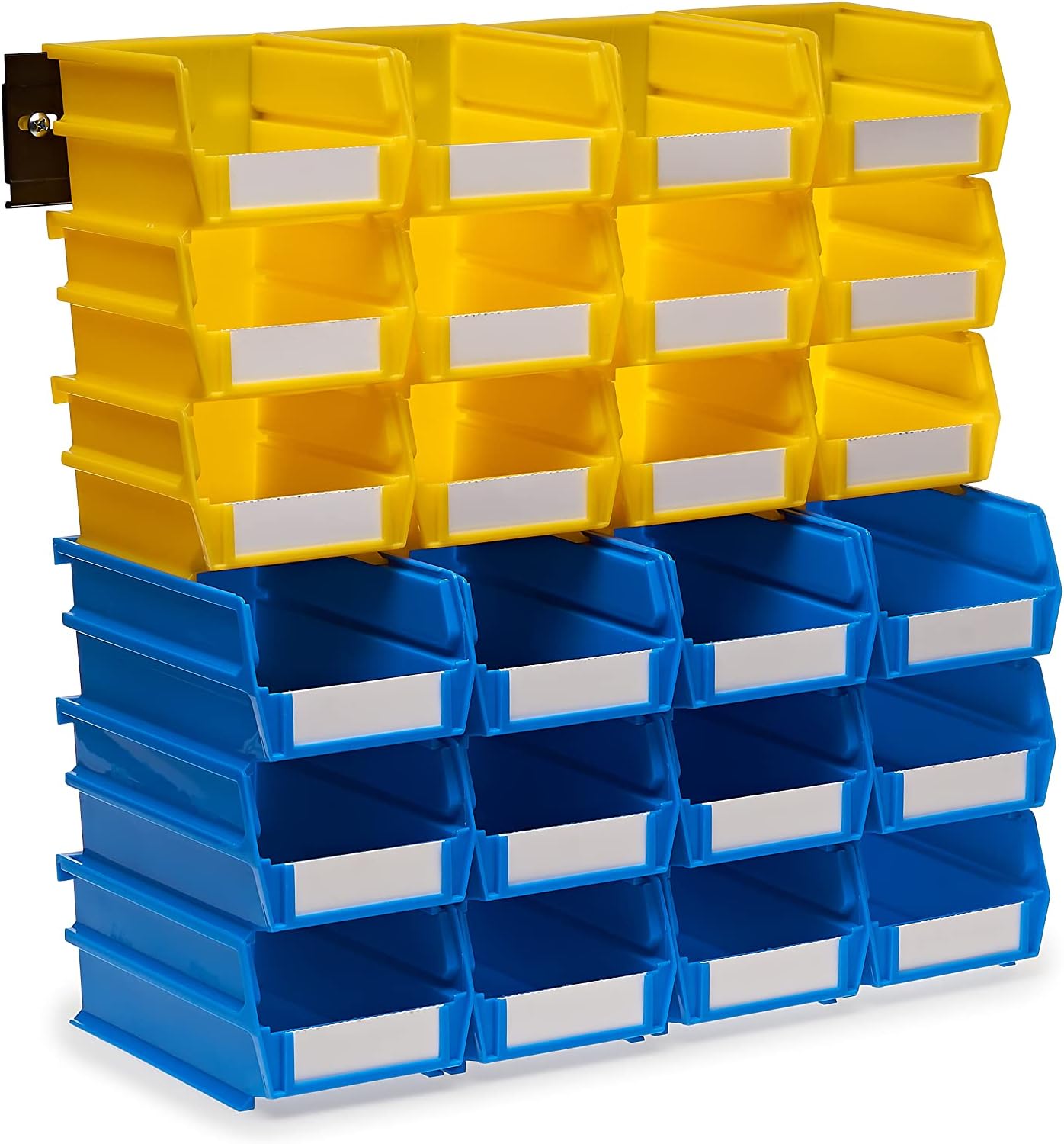 Triton Products LocBin 3-1020YBWS Wall Storage Unit, Yellow/Blue