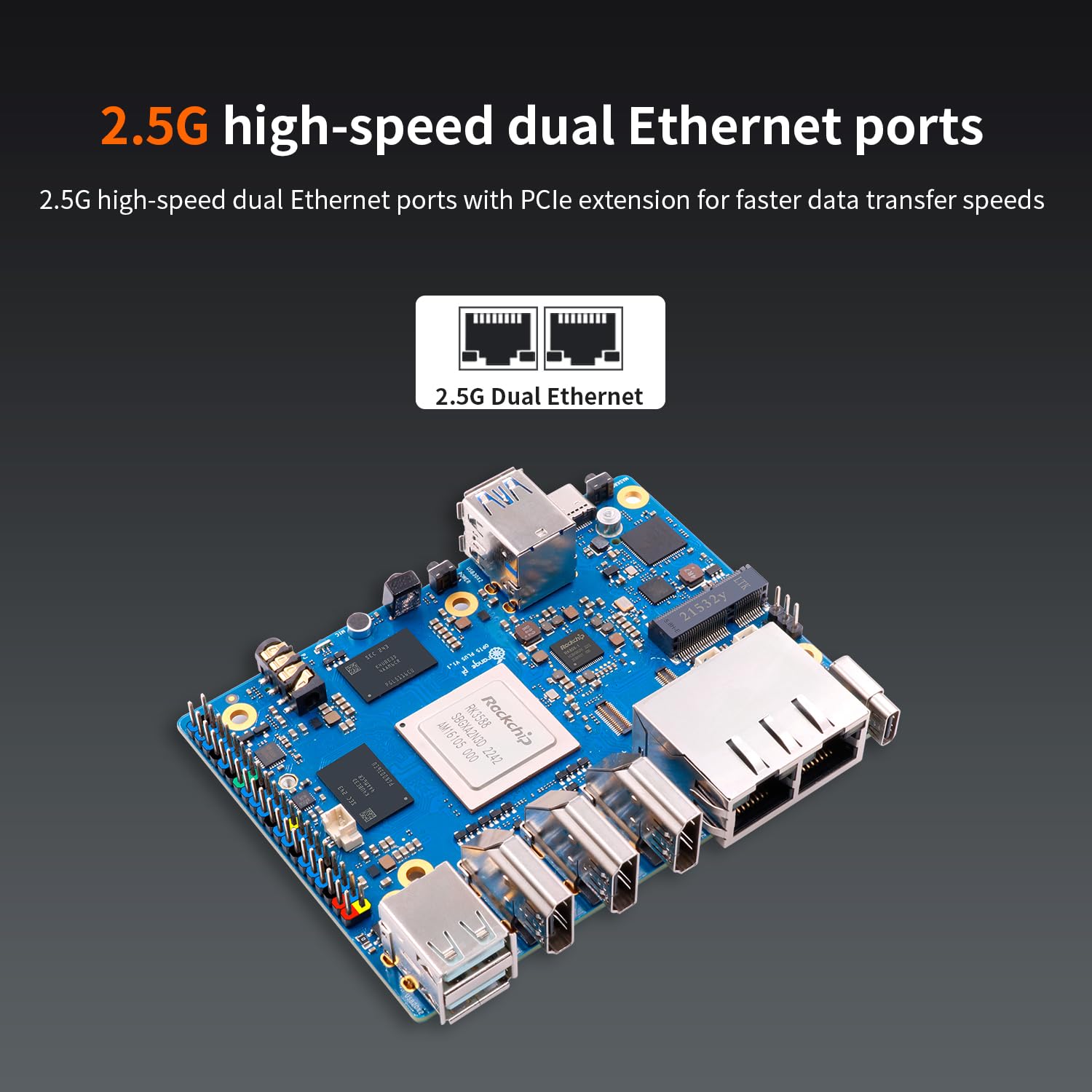 Orange Pi 5 Plus スターターキット Amazon.com: Orange Pi 5 Plus 32GB LPDDR4/4x Rockchip RK3588