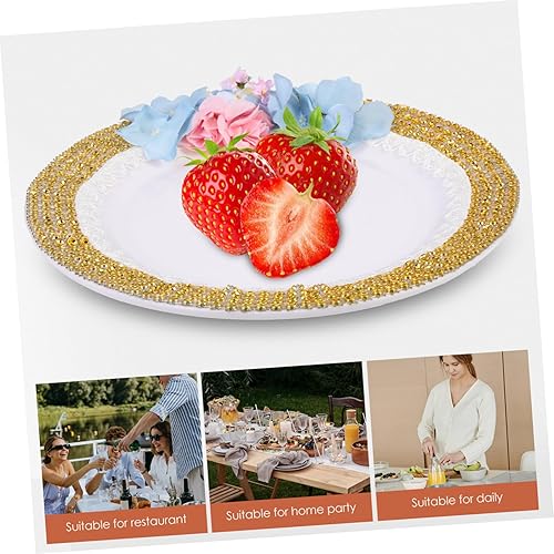 Miniatura 9 de NOLITOY 3 unids Flor Dim Sum Plato Snack Plato Plato Plato de servir Plato de Palomitas de Maíz Bandeja de Pastel de Boda Plato de Pasta Plato de