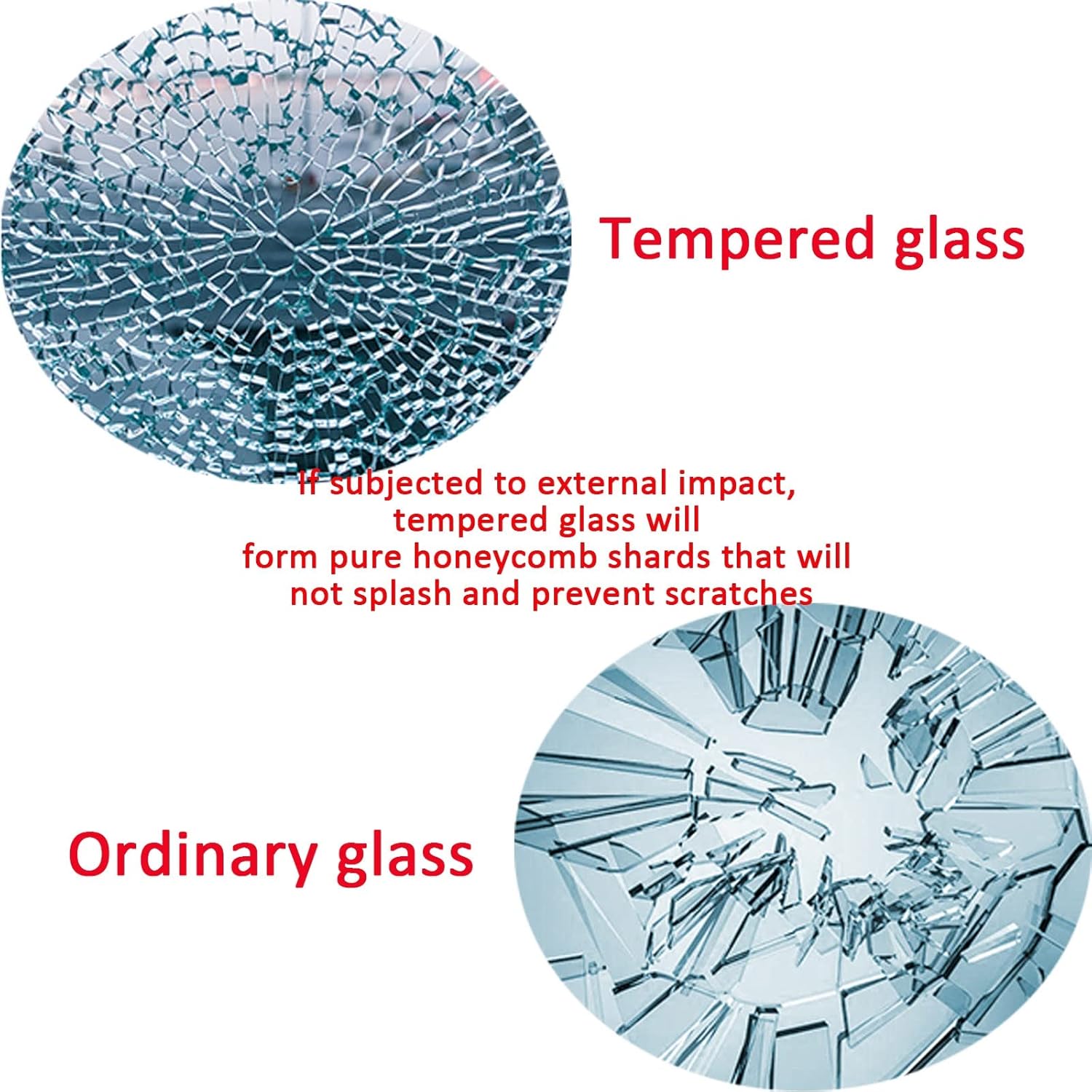 WORDFUN Tempered Glass Round, Premium Round Circular Plate Glass, with Flat Polished Edge, Solid Glass, This Glass Top was Perfect On Top of My Rattan Coffee Table