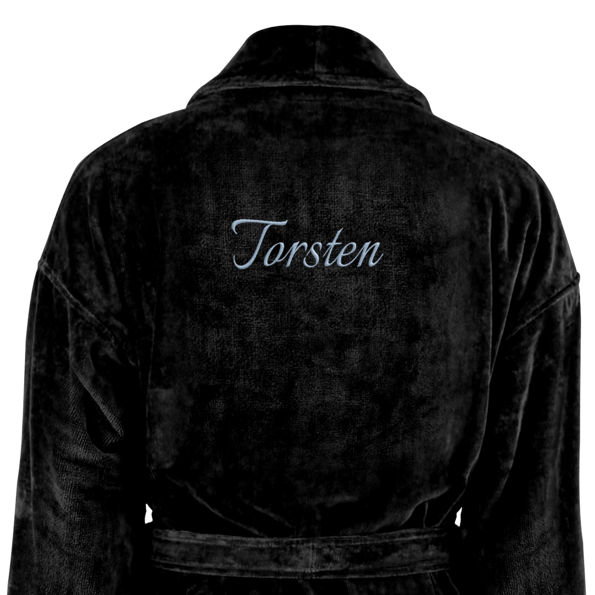 your surprise Bademantel Herren personalisiert - Bademantel Herren mit Stickerei personalisierbar mit eigenem Namen Order Text und Schriftarten