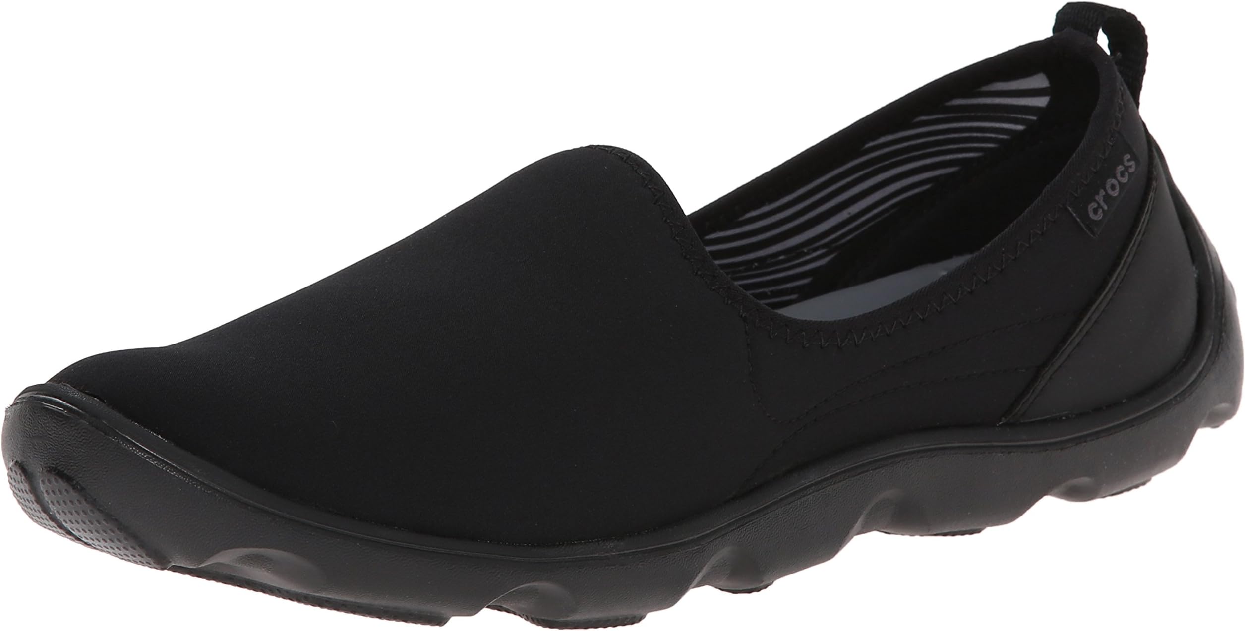 crocs Women's Duet Busy Day Shoe,Black/Black,8 M US
