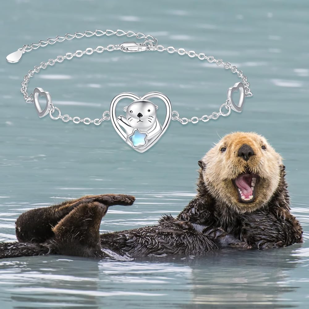 Amazon.co.jp: Palpitate Otter Gifts ラッコブレスレット S925