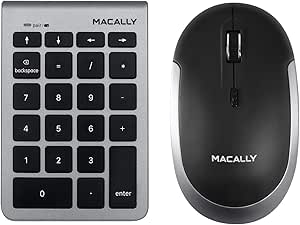 Macally Wireless Numeric Keypad and a Wireless Quiet Mouse, Make Life Easier