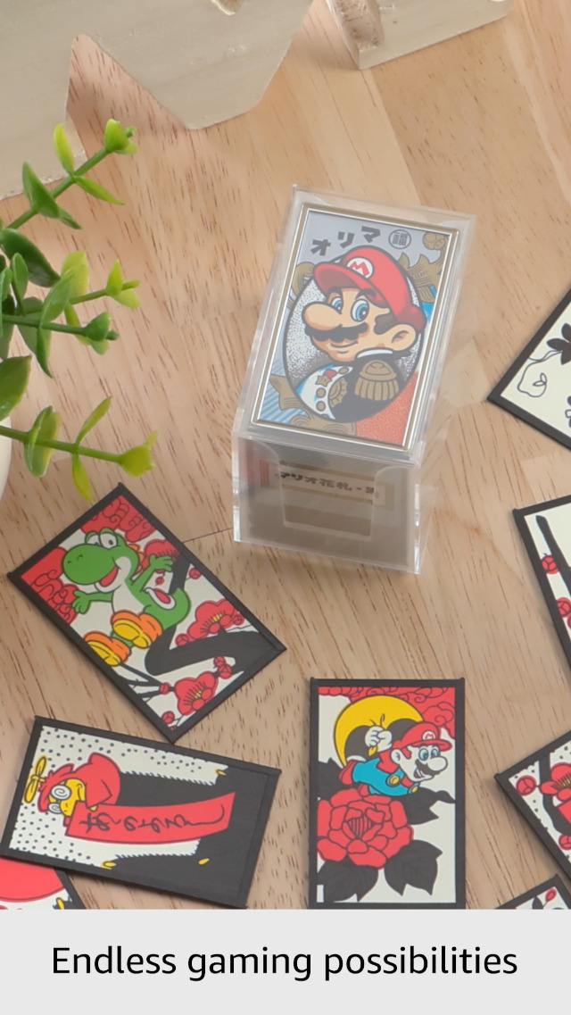 Amazon.com: Nintendo Mario Playing Cards (Black) : Toys & Games