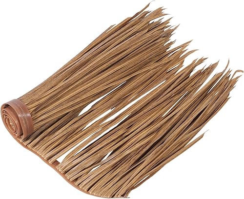 Alfombra de paja simulada con decoración mexicana