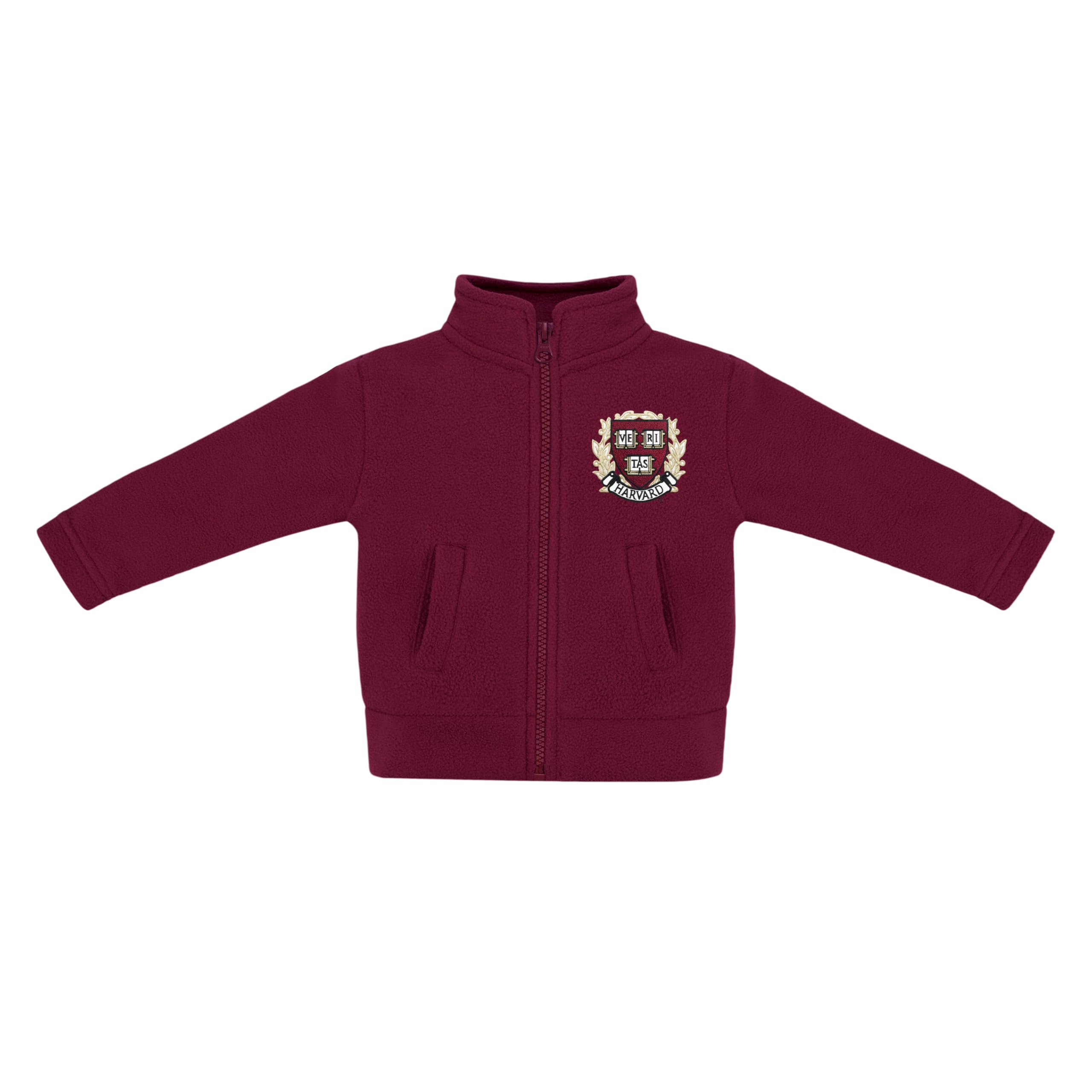 Harvard University Crest And Shield Baby Polar Fleece Jacket