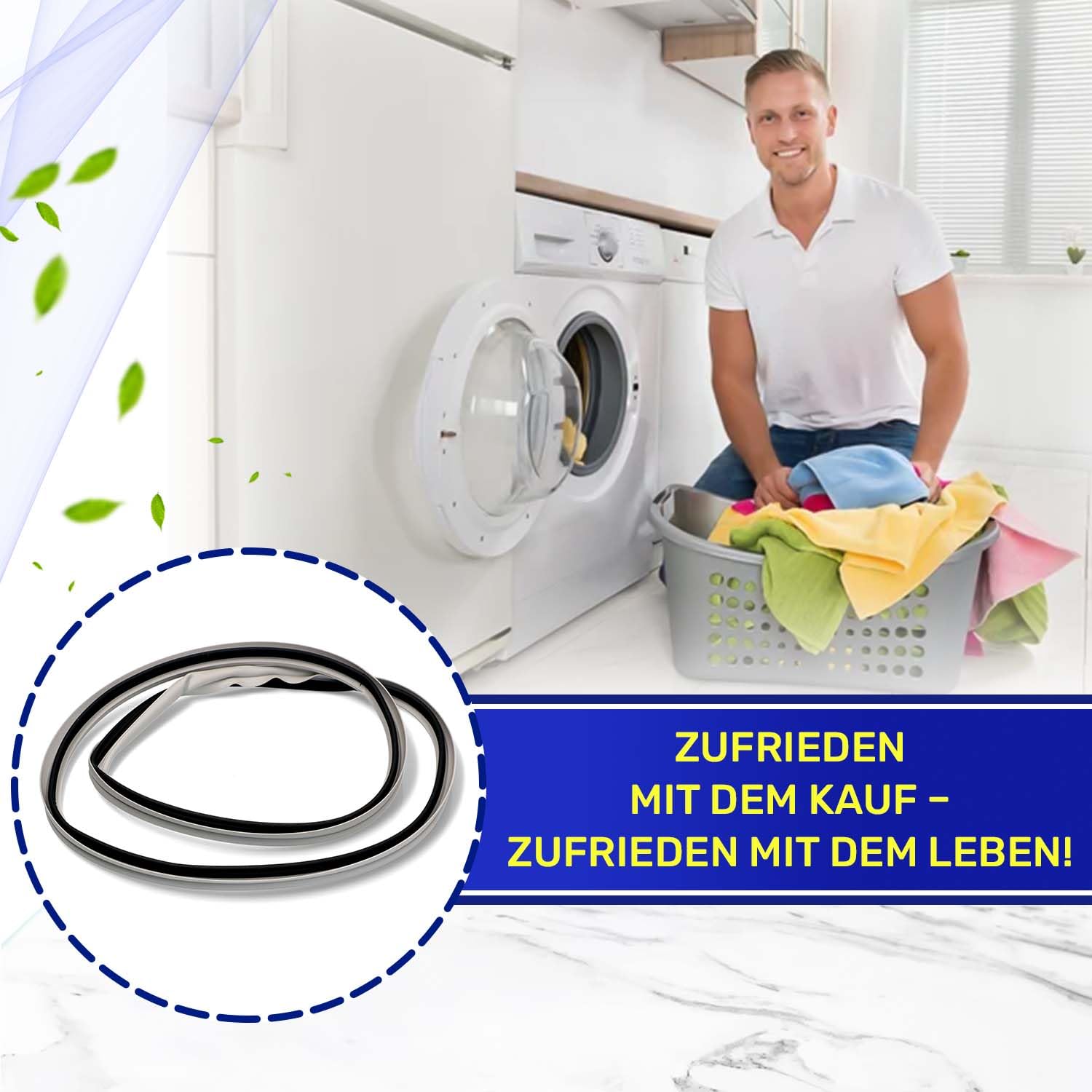 Der Türdichtung Trockner Hat den Originalcode C00345110 480112101512 481010713648 für Whirlpool für Indesit für Bauknecht - Garantie 10 Jahre - MONTERAL