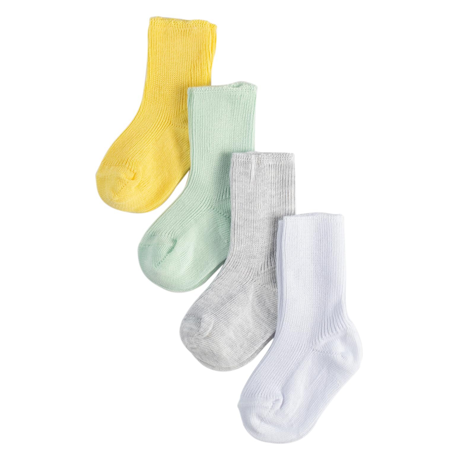 CALZITALY PACK 2, 4, 6 Paia Calzini Neonato, Calze Bambini, Calzini Cotone Bimbi Calzini Primi Giorni | da 0 a 12 mesi | Made in Italy