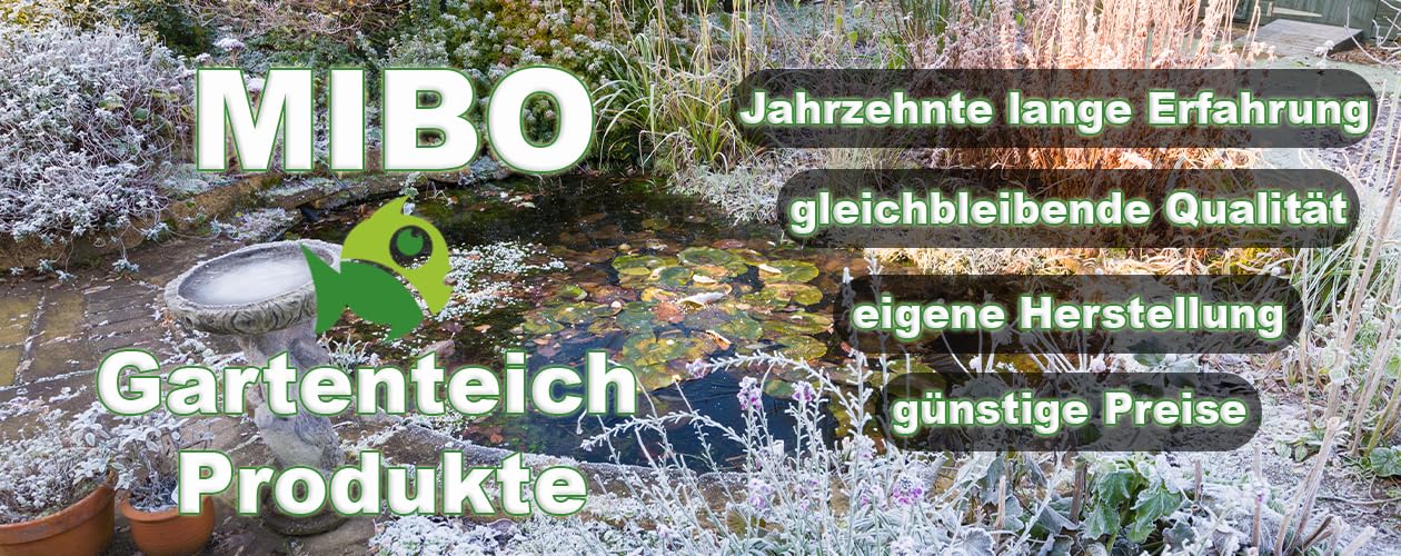 MIBO Teichklar Teichklärer 5.000 ml für 100.000 Liter gegen trübes und grünes Gartenteichwasser