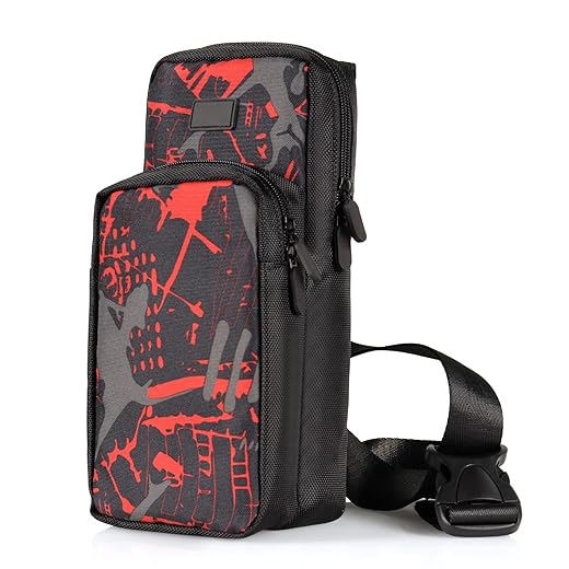 Carrying Case Backpack for Nintendo Switch/Switch OLED, THRCIFLO Lightweight Crossbody Sling Bag for Traveling, Shoulder Storage Bag Fits Switch Console,Game Case, Dock and Small Accessories