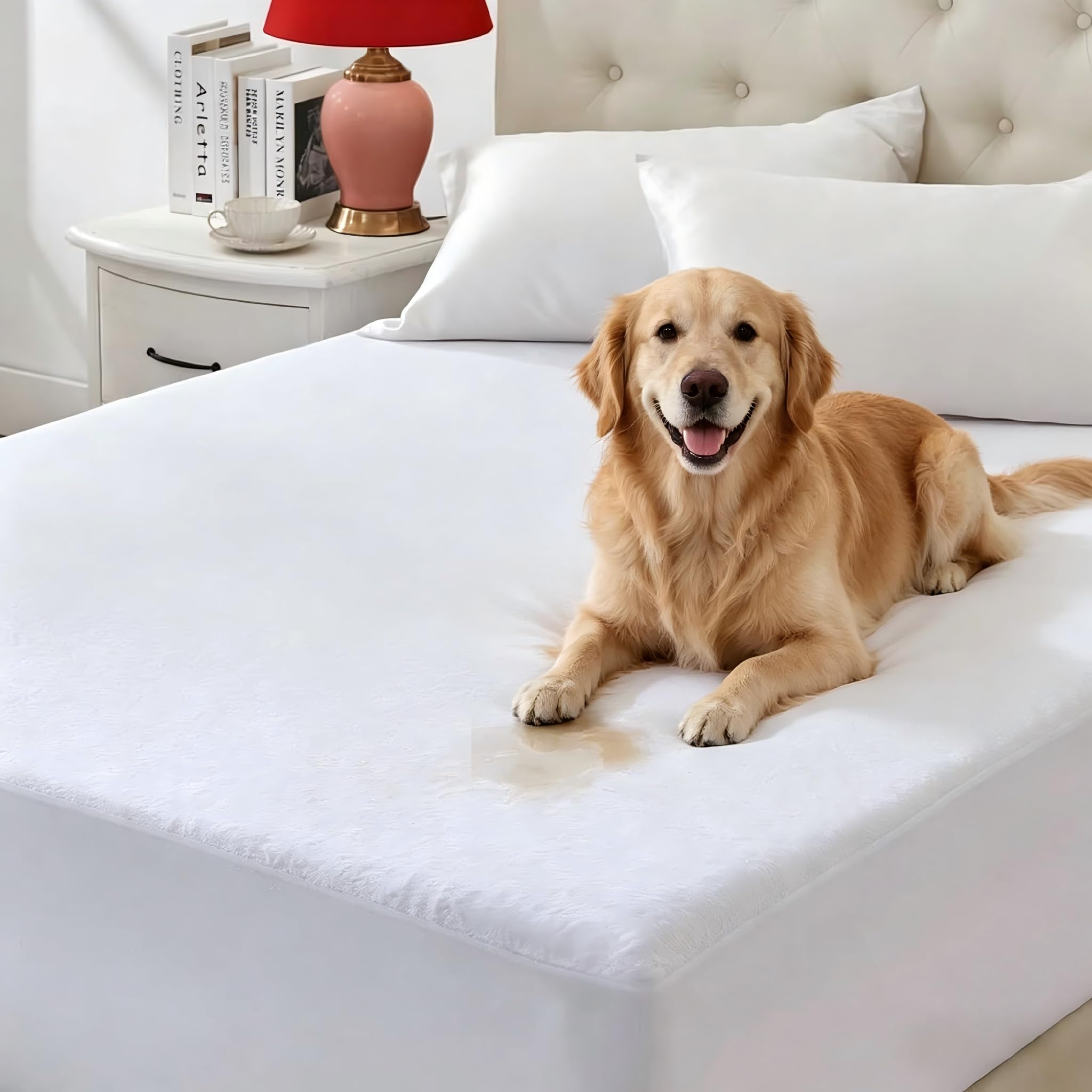 Premium Quality Hypoallergenic Bed Encasement, King Size Zippered Mattress Encasement, 100% Waterproof, Hypoallergenic, Noiseless, Waterproof Mattress Cover