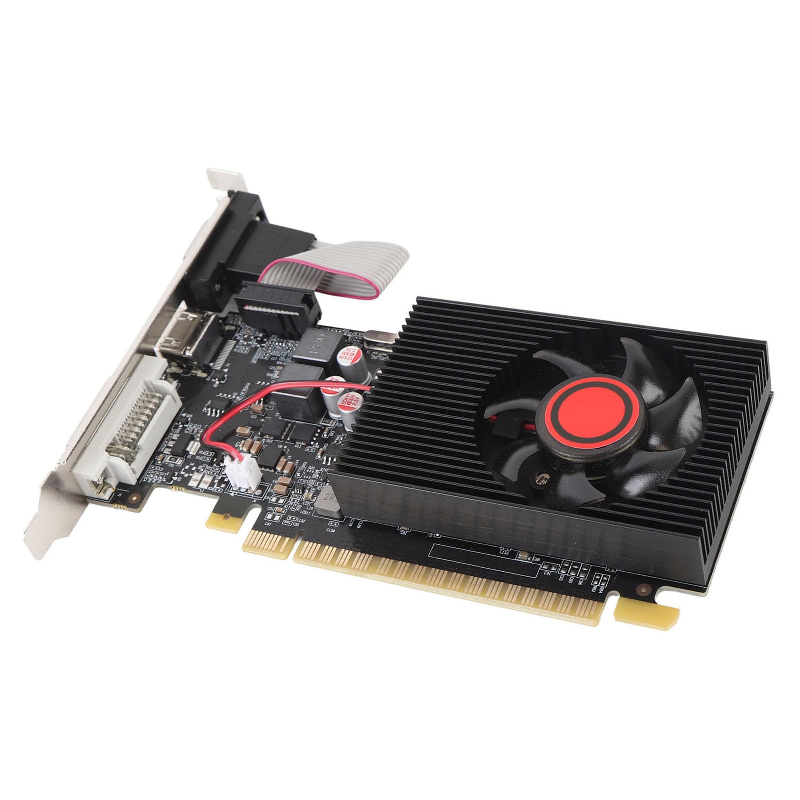 Komputerowa Karta Graficzna Wideo PCI Express 2.0 16X Łatwa Instalacja 2 GB Pamięci DDR3 do Ogólnej Pracy Wygrywa 10 Vista 11
